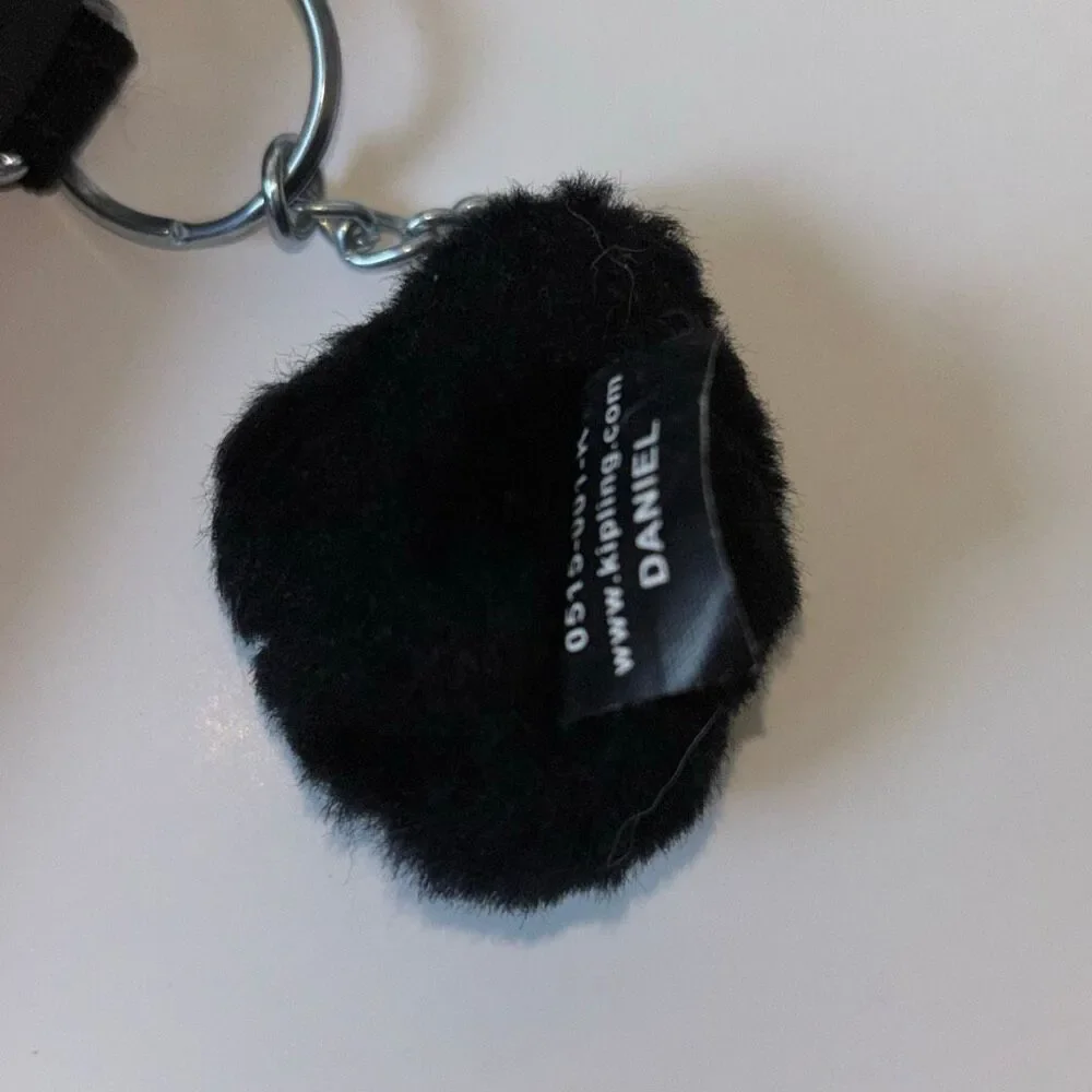 NEW Kipling Make Up/Cosmetic brush holder case +monkey pencil black nylon travel - Picture 6 of 6